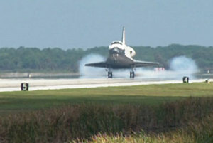 Touchdown for Discovery